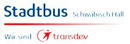 Logo Stadtbus Schwäbisch Hall GmbH in Schwäbisch Hall